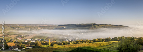 Loire Valley Mist Panorama