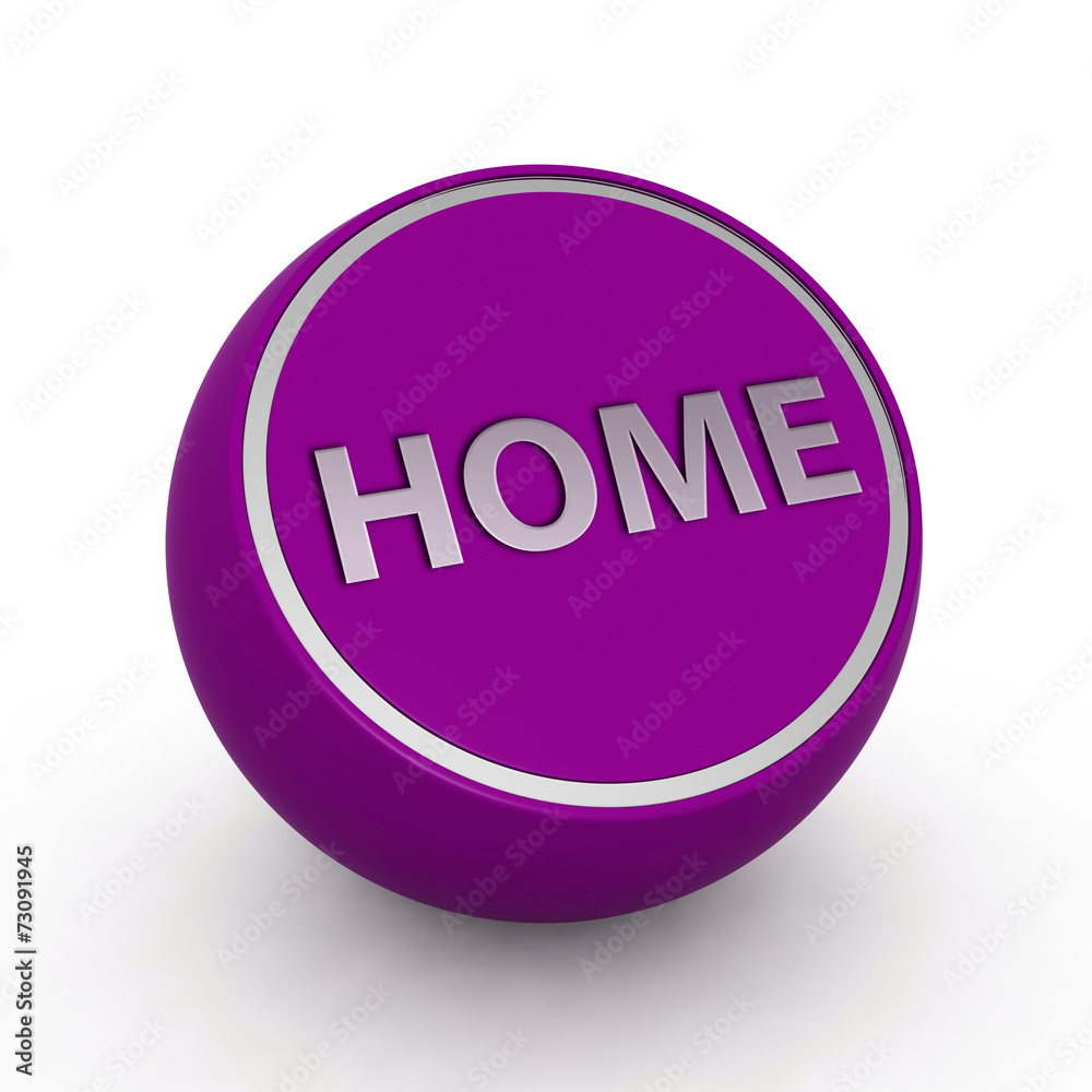 home circular icon on white background home circular icon on white background