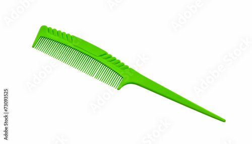 green hair comb