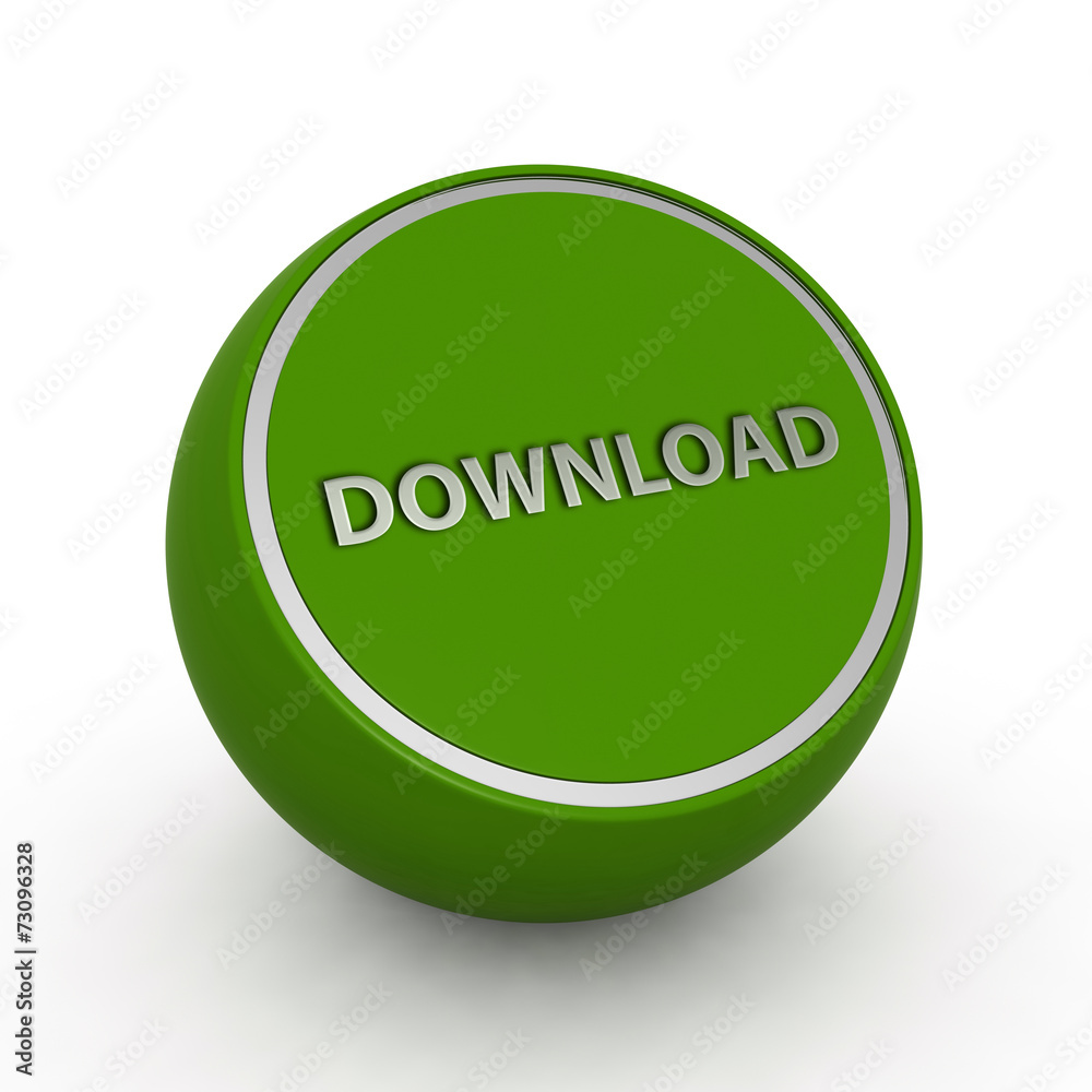 download circular icon on white background download circular icon on white background
