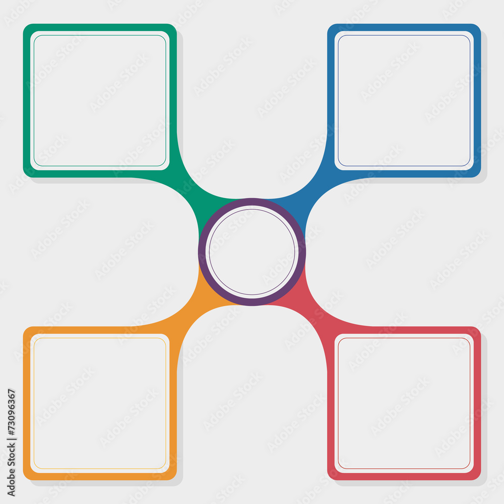 Metaball infographic elements