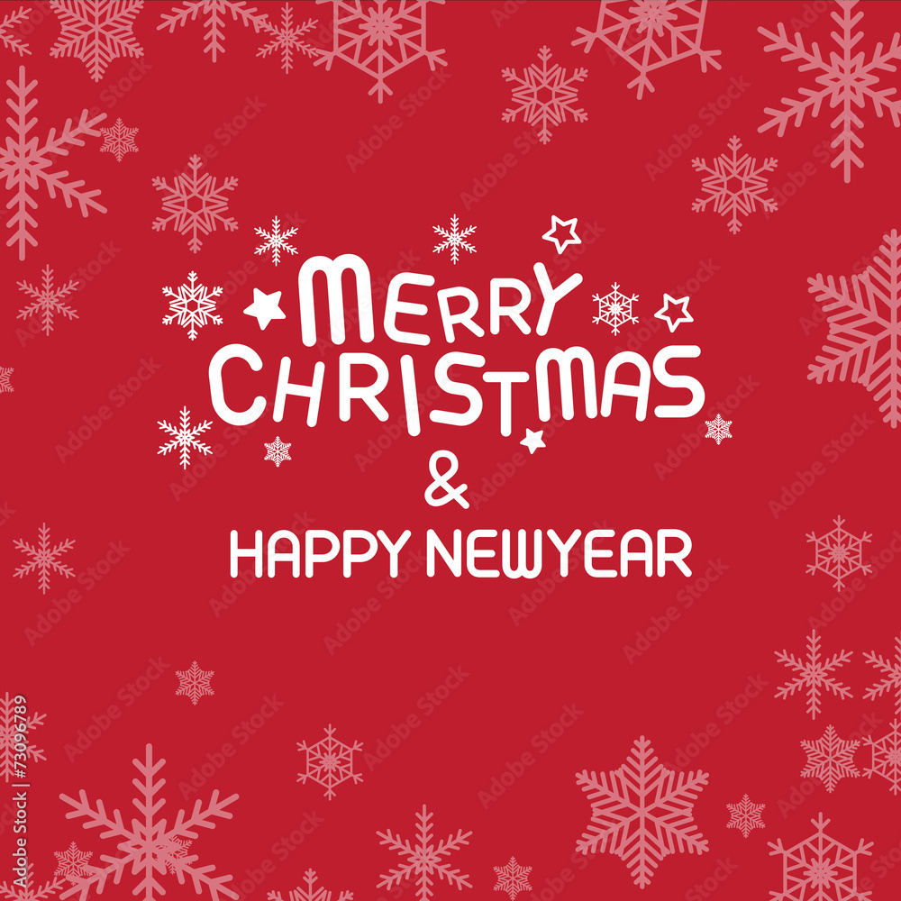 Merry christmas , vector lettering Merry christmas , vector lettering