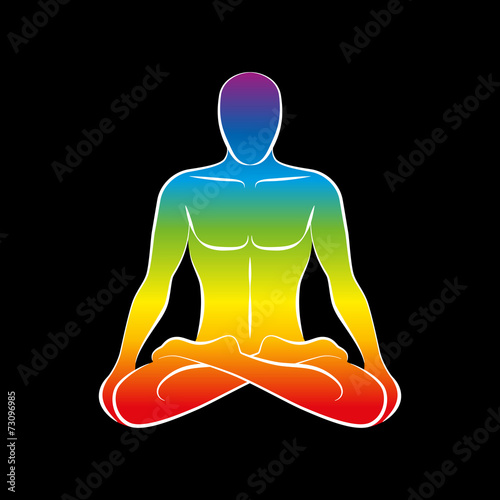Man Body Soul Rainbow Black
