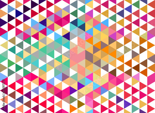 Abstract colorful geometric style background & banner design