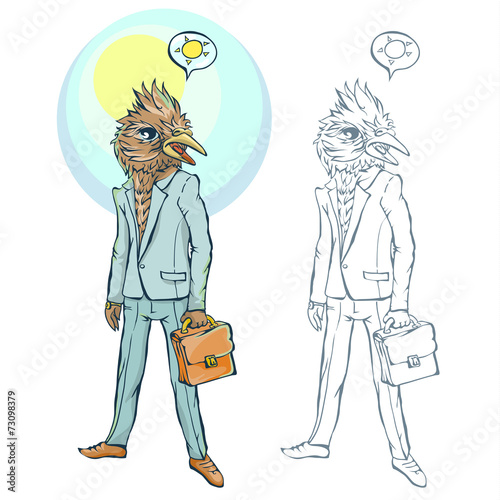 Early bird - a person who gets up early