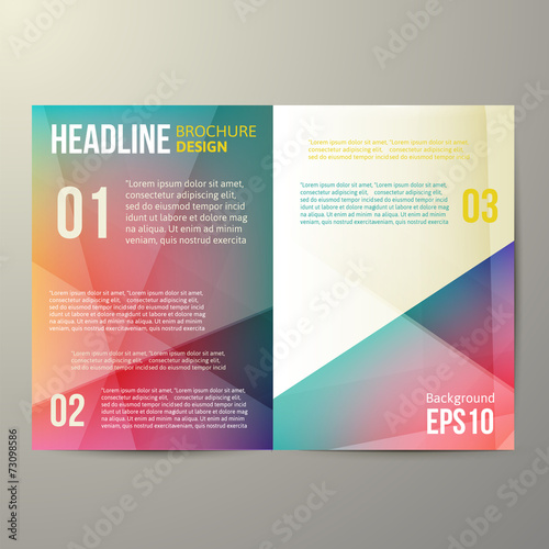 brochure template design