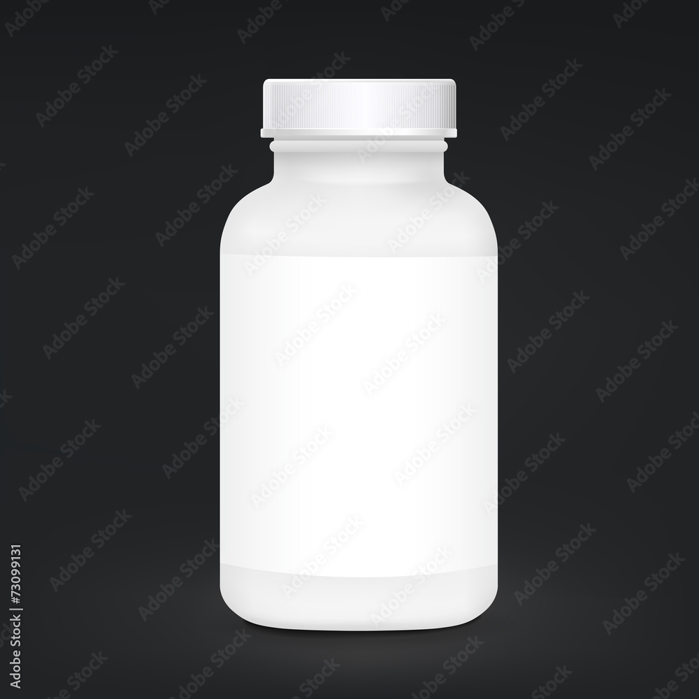 white plastic medical container white plastic medical container