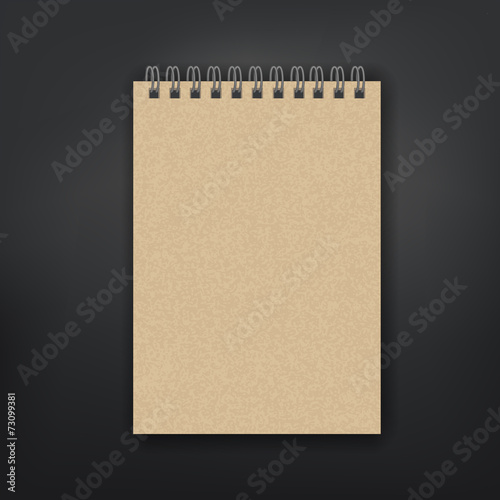blank note book