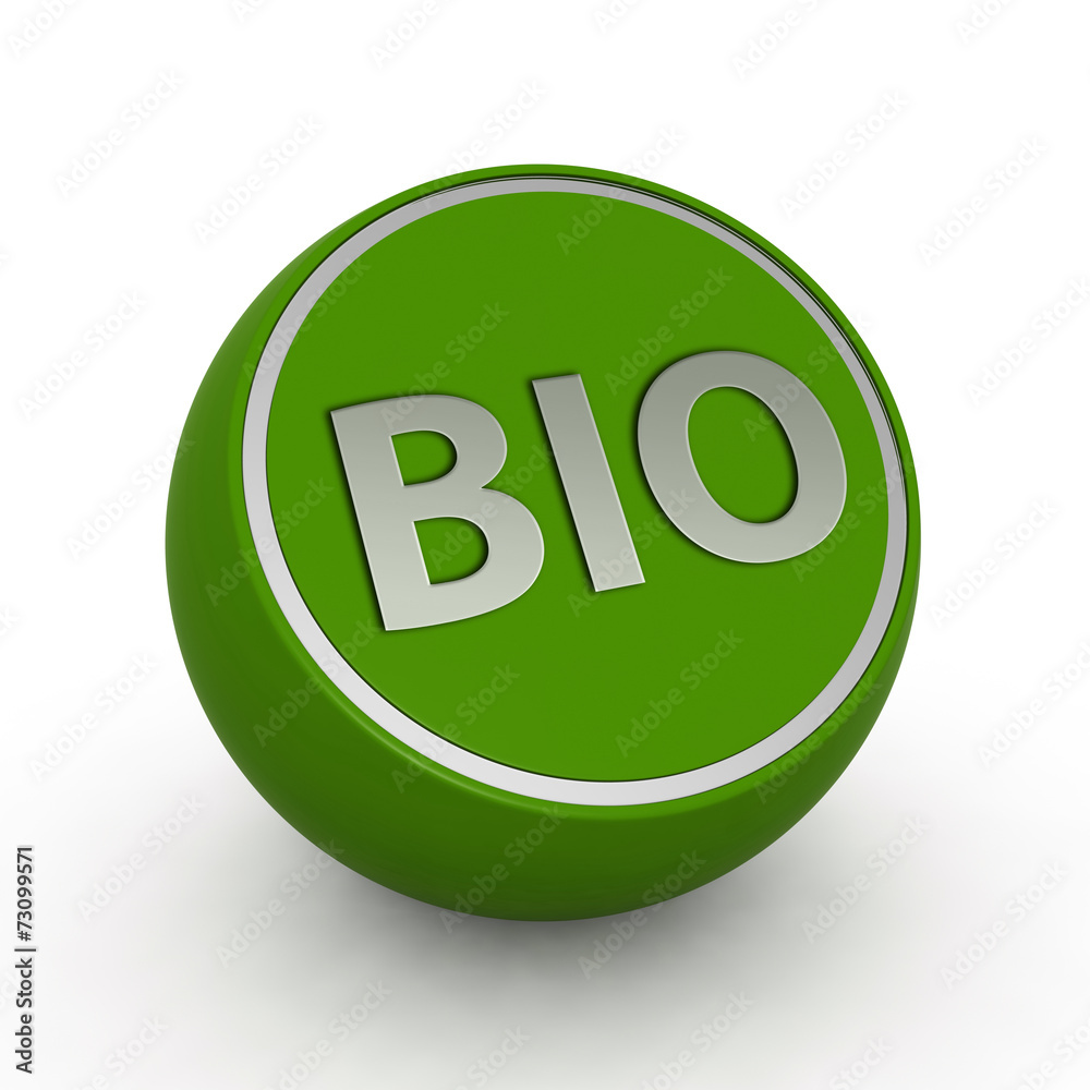 Bio circular icon on white background Bio circular icon on white background