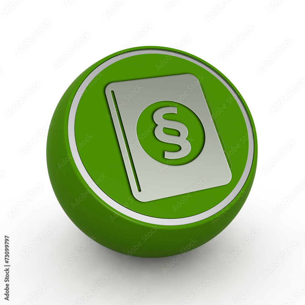 Law circular icon on white background
