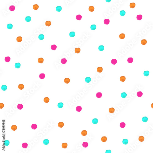 Seamless texture with color dots. Vector illustration.