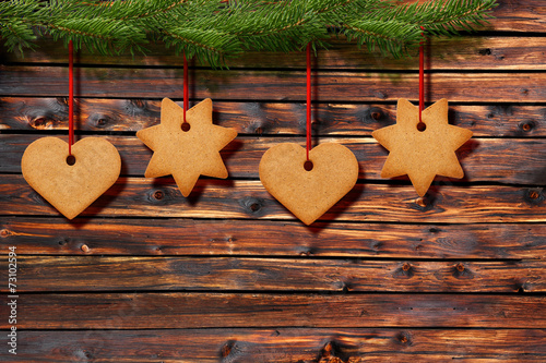 Lebkuchen vor Holz