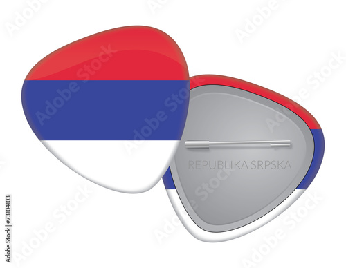 Republika Srpska Flag Badge