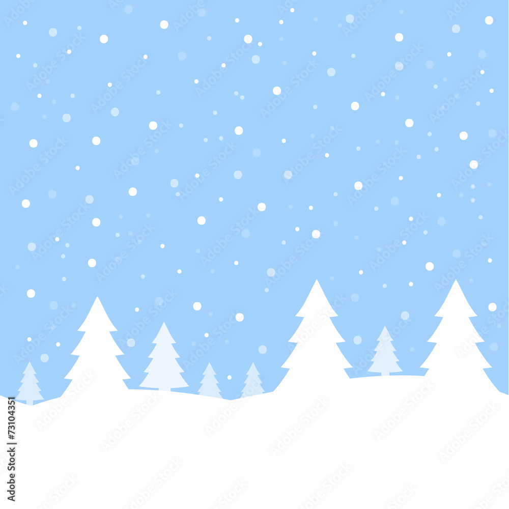 Schneelandschaft Schneelandschaft