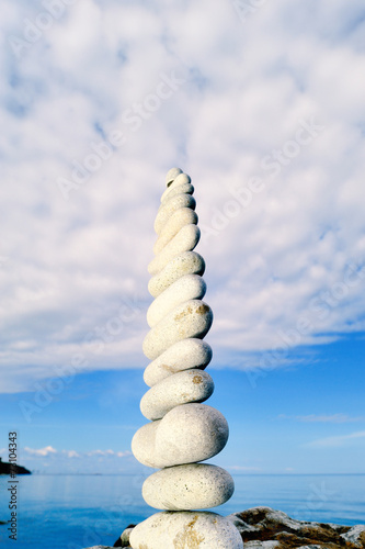 Pyramid of stones