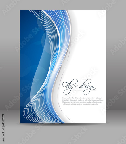 Professional business flyer template or corporate banner