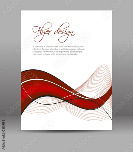 Professional business flyer template or corporate banner
