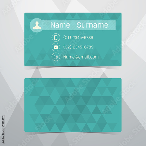 Business Cards Green design...