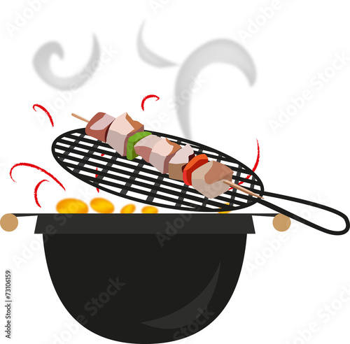 spiedino sul BBQ