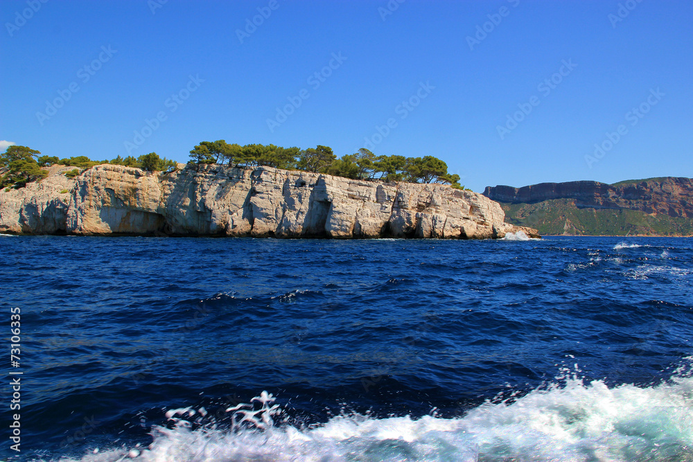 Obraz premium Promenade en bateau à Cassis.