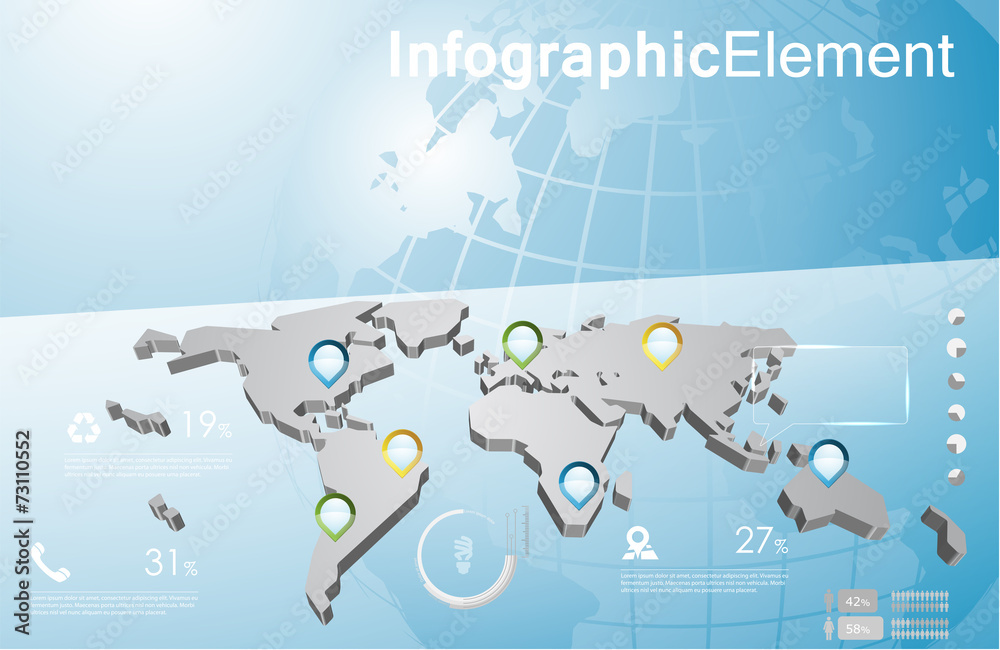 High quality business infographic elements