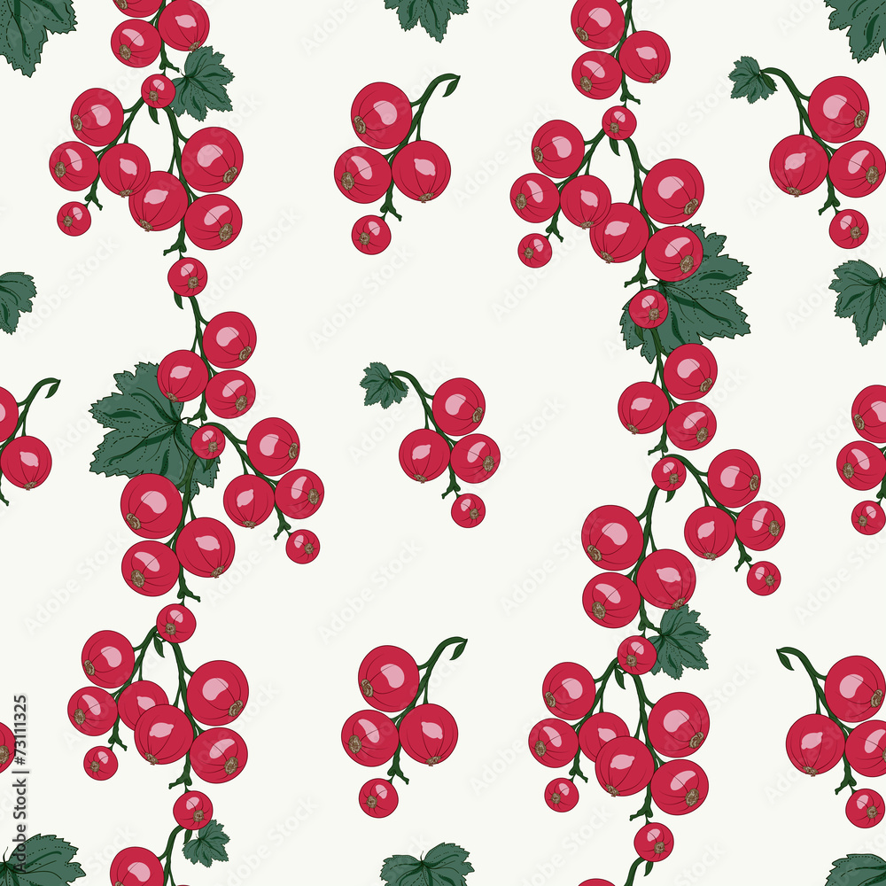 red currant seamless pattern red currant seamless pattern