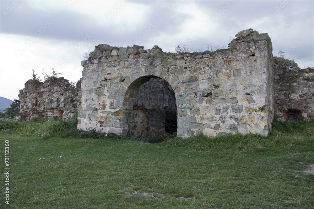 ruins of an ancient Ukrainian  castle