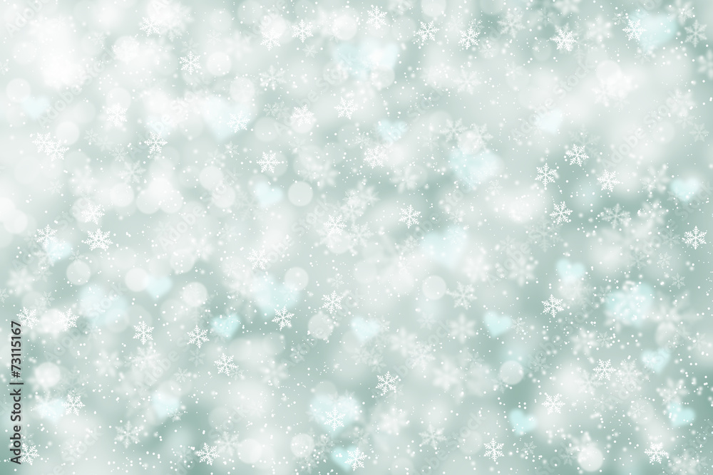 Beautiful abstract snowflake background