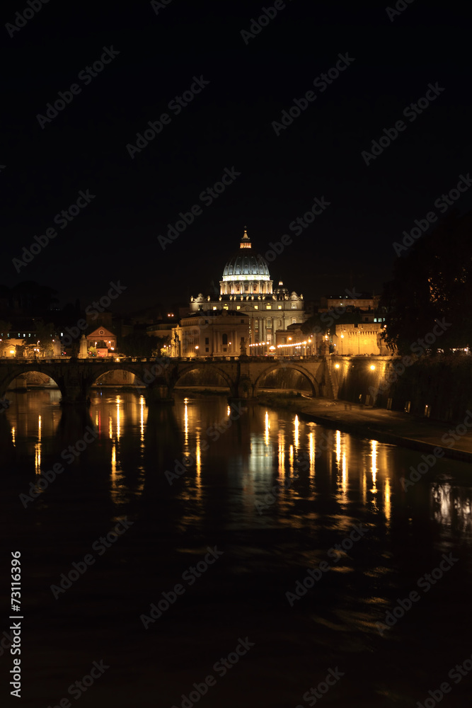 Saint Peter Dome at night