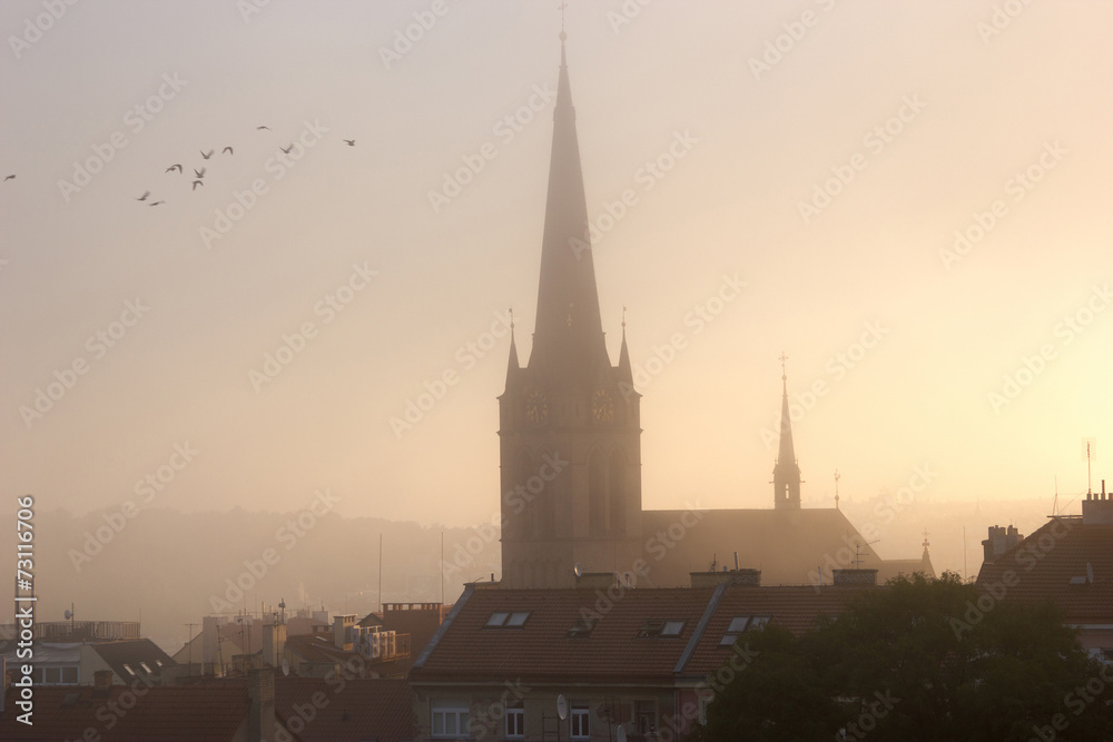 Fototapeta premium Church at Dawn