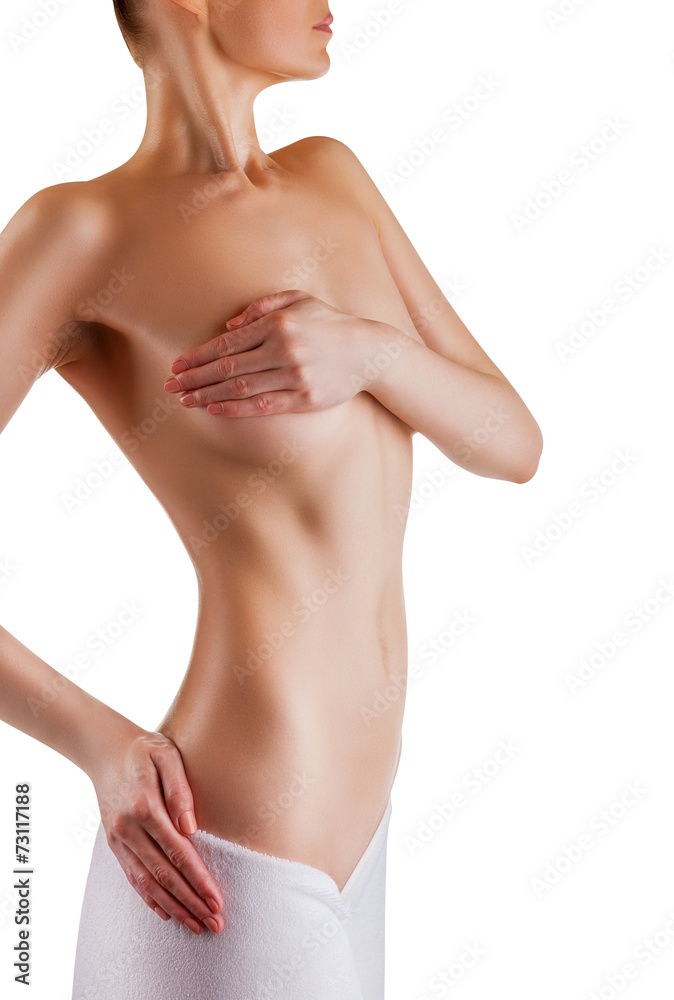 Naklejka premium Beautiful woman's body
