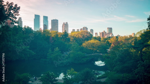 dusk central park view 4k time lapse from new york city