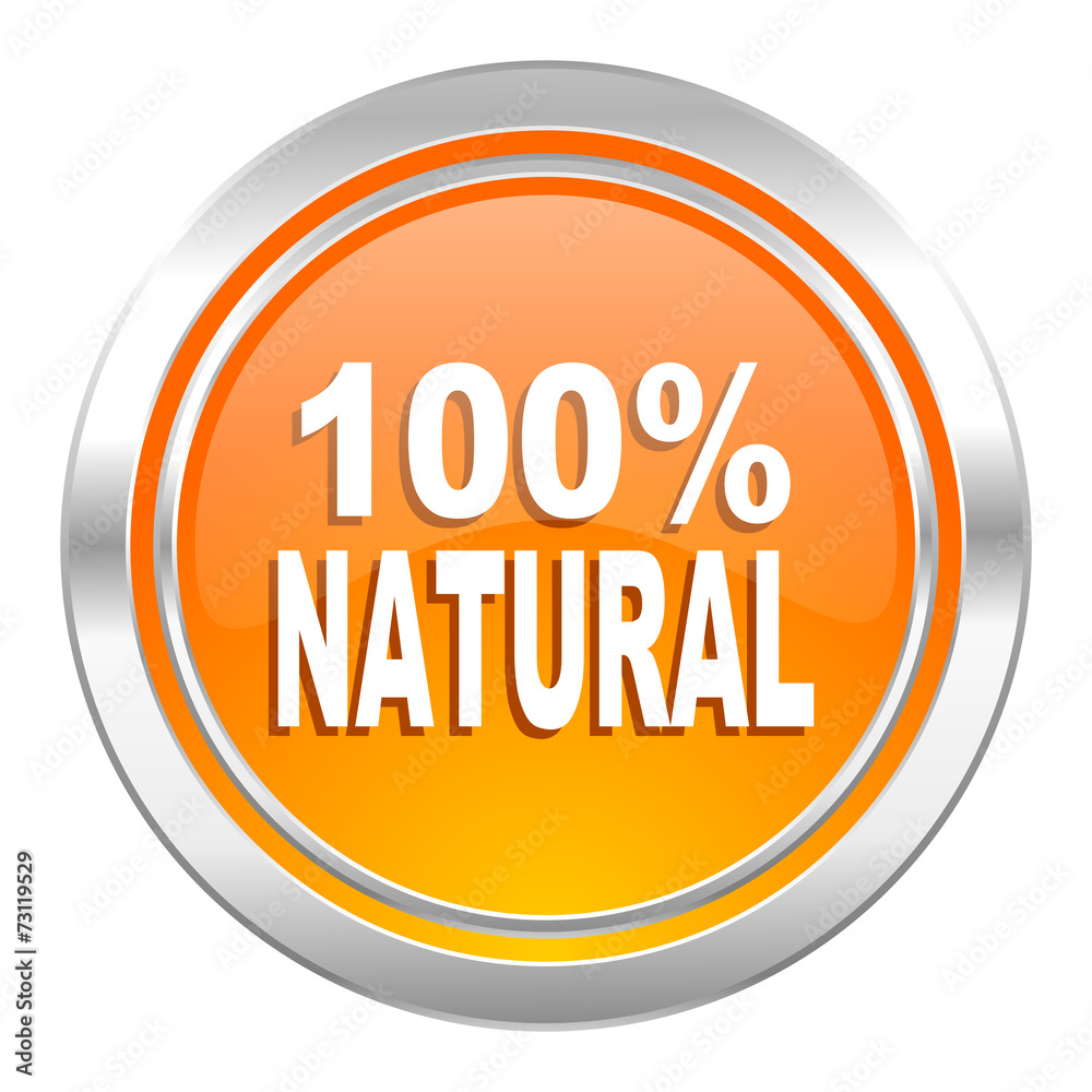 natural icon, 100 percent natural sign natural icon, 100 percent natural sign