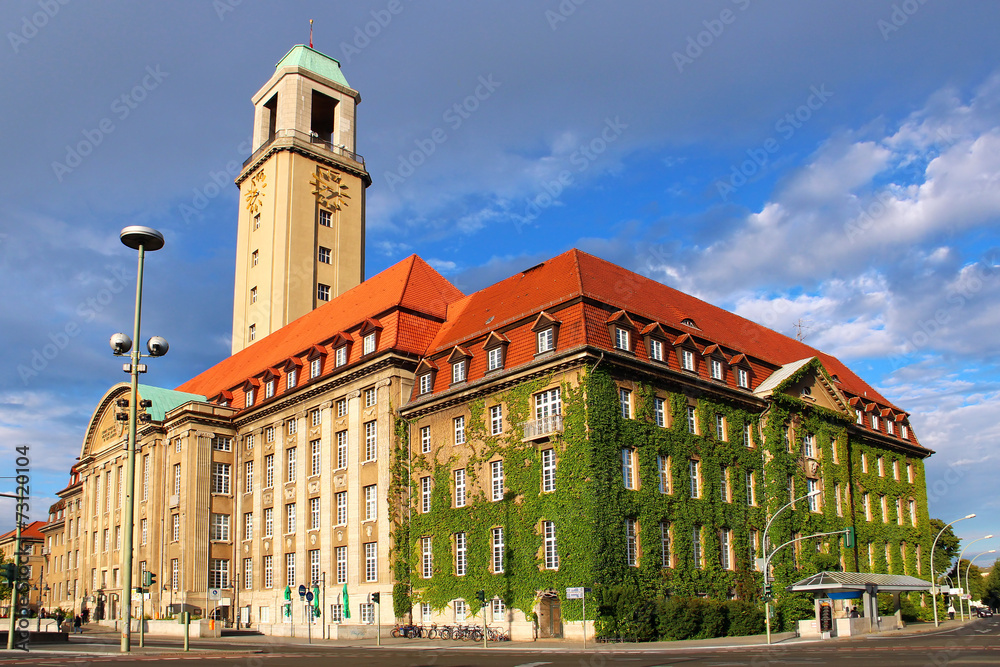 Spandau Town Hall, Berlin, Germany Stock-Foto | Adobe Stock