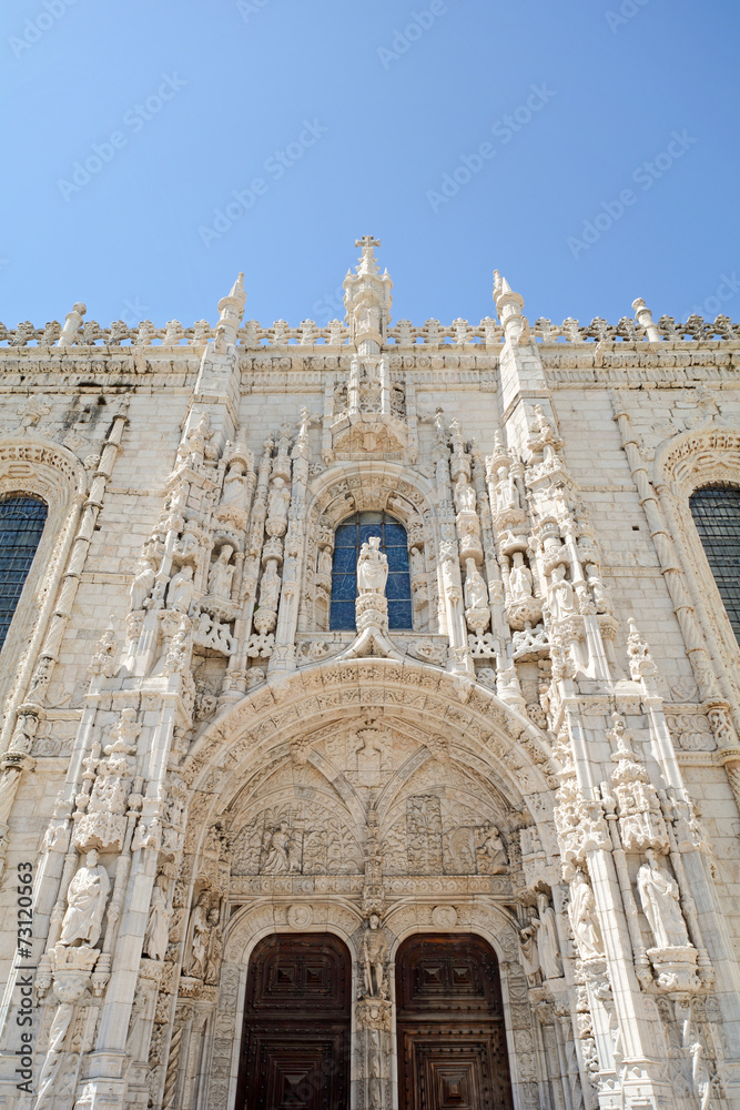 Mosteiro dos Jeronimos Jeronimos Monastery Belem Lisbon Portugal
