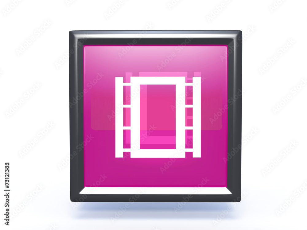 film square icon on white background