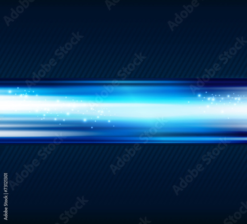 Abstract blue light shiny background