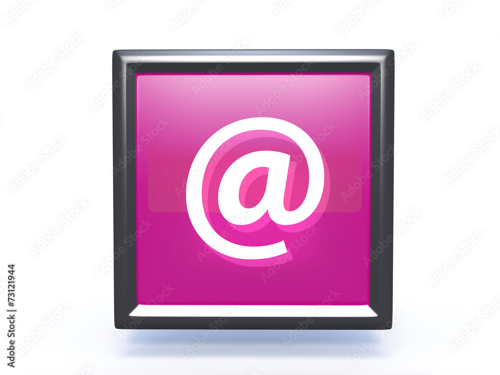 Email pointer icon on white background Email pointer icon on white background