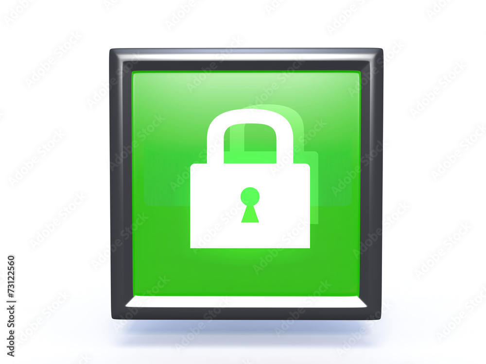 protect square icon on white background protect square icon on white background