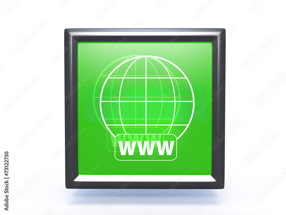 www square icon on white background www square icon on white background