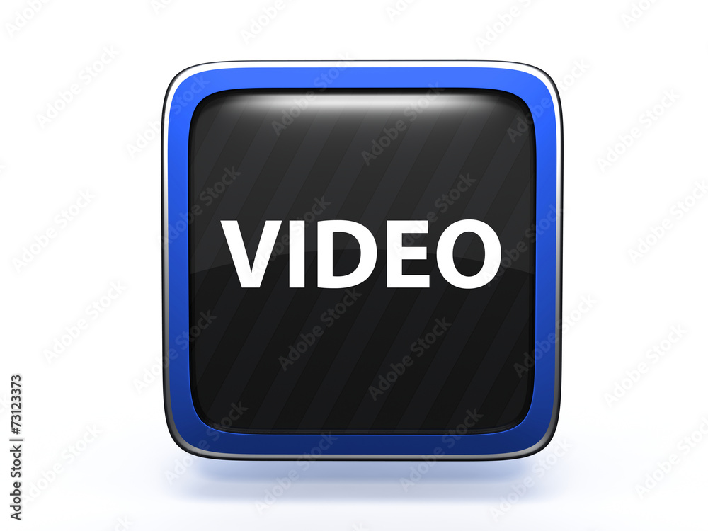 video square icon on white background video square icon on white background