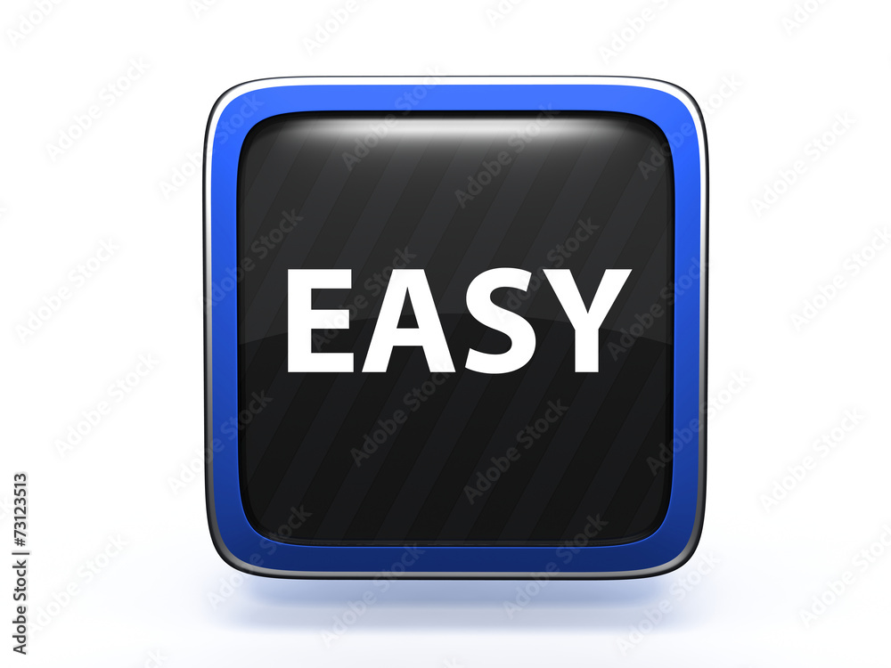 easy square icon on white background easy square icon on white background
