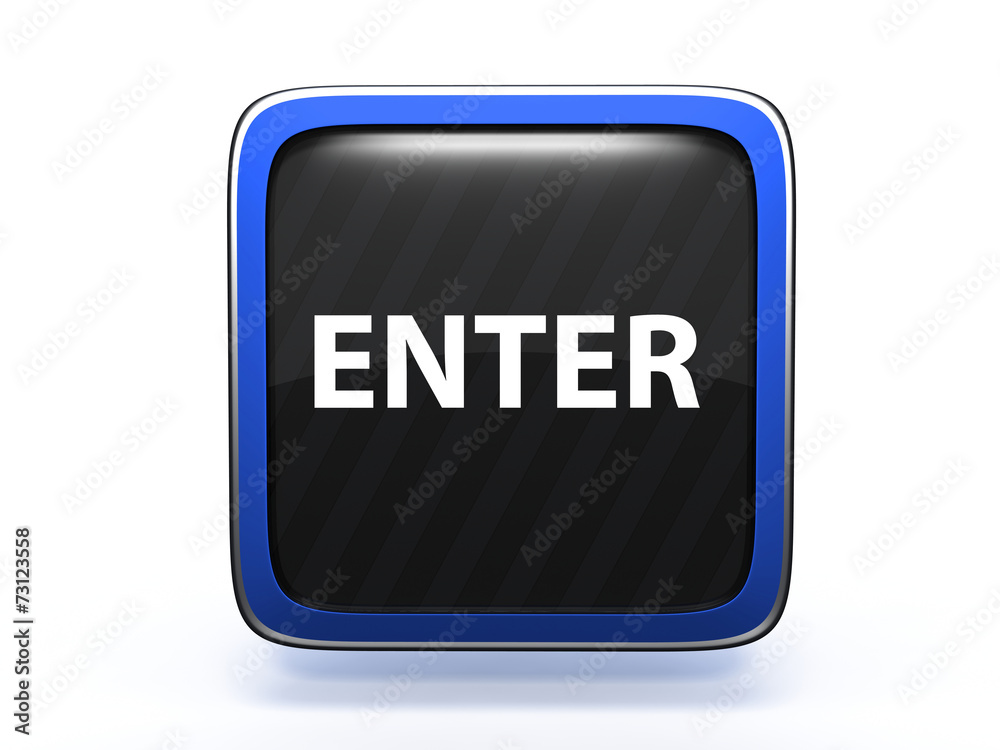 enter square icon on white background enter square icon on white background