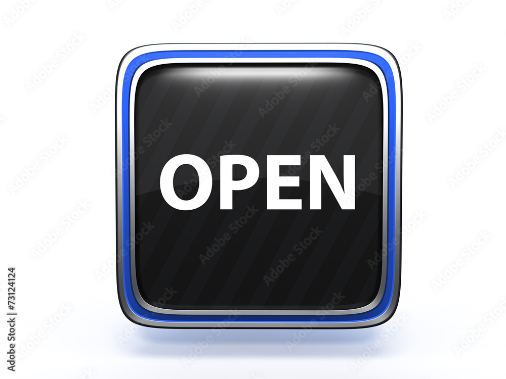 open square icon on white background open square icon on white background
