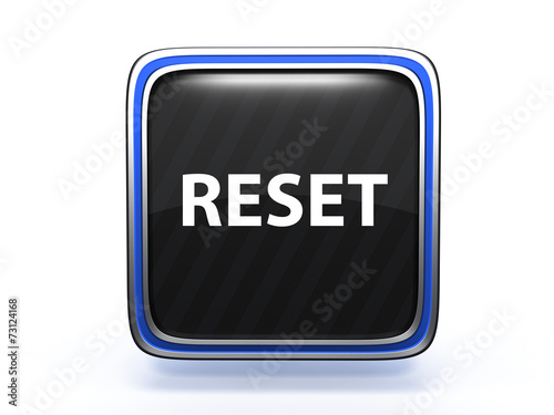 Obraz na płótnie reset square icon on white background