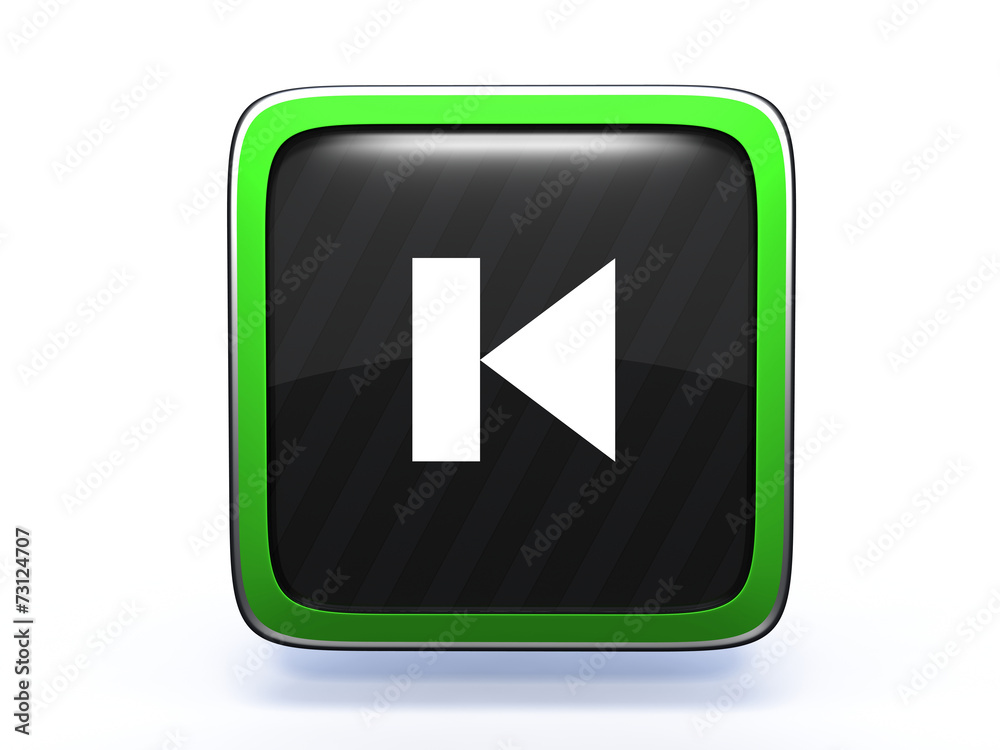 prev square icon on white background prev square icon on white background