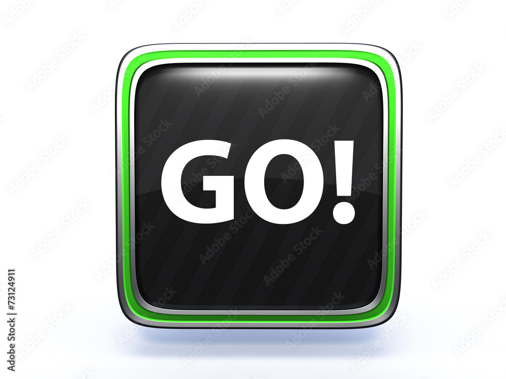go square icon on white background