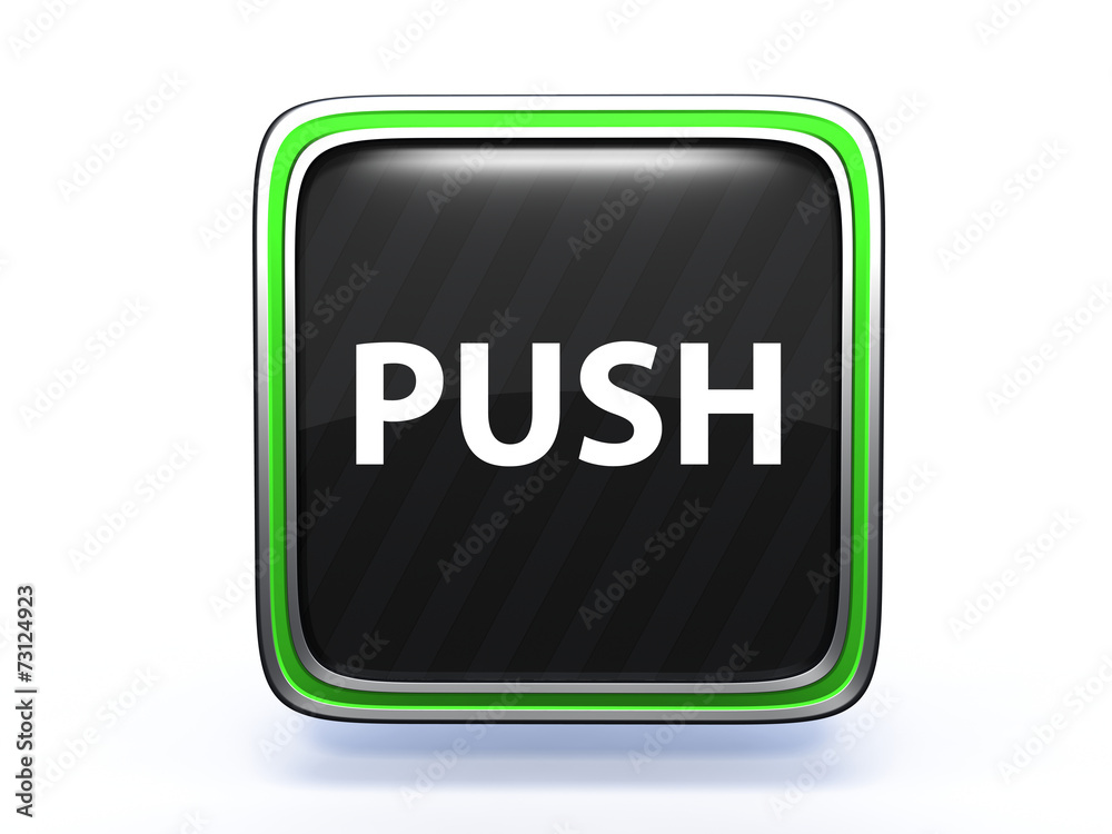 push square icon on white background push square icon on white background