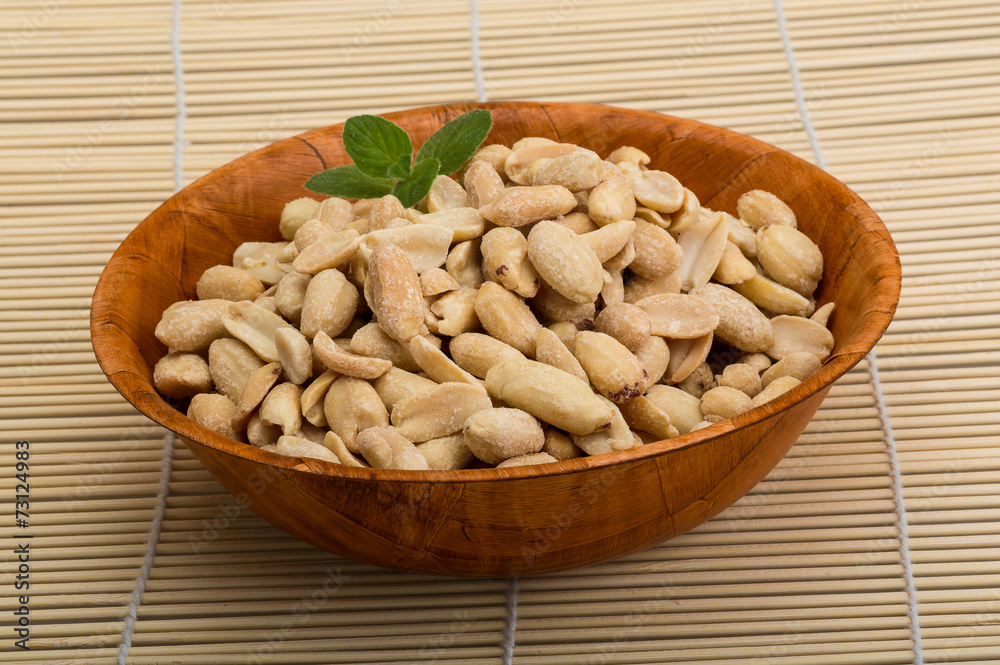 Peanut in the bowl