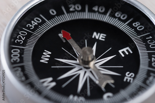 Closeup Of Compass